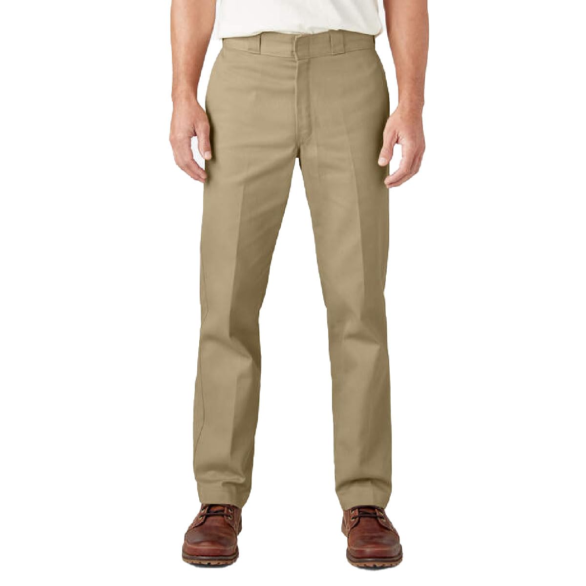 DickiesMen's 874 Straight Leg Work Pants – Durable Uniform Trousers for Construction, Office, Industrial Jobs, Khaki, 36W x 32L