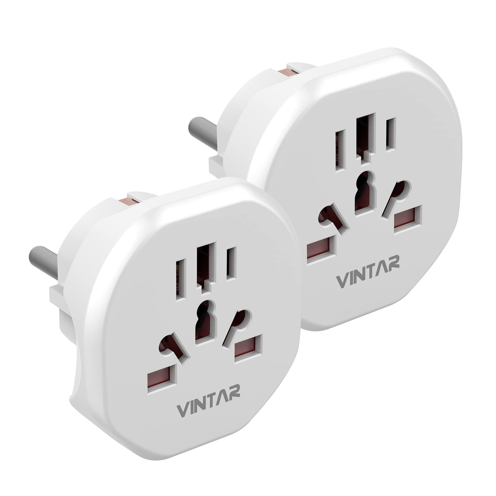 VINTAR 2PC Adaptateur Prise Universel De Voyage, International Vers France Pour Anglaise UK, USA