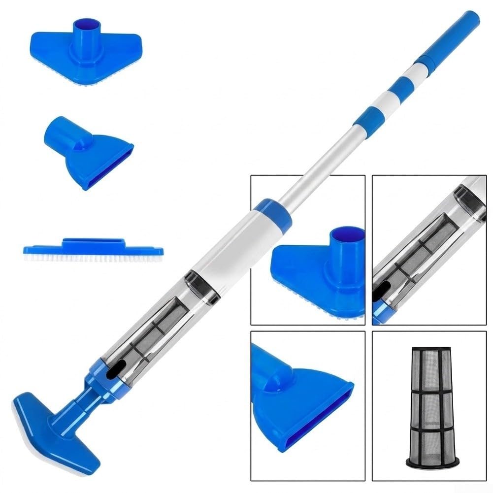 Nettoyeur Piscine ABS Léger pour Débris(Blue)