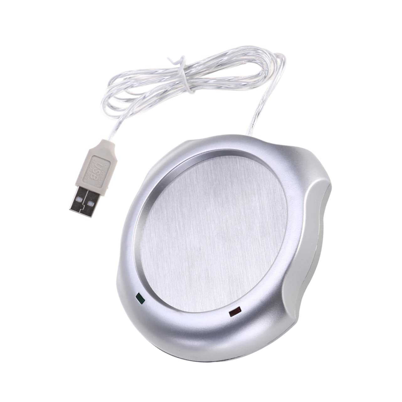 BRIGHTFUFU Mug Warmer for Desk Electric Tea and Coffee Cup Heater Plate with Temperature for Keeping Beverages Warm at Office