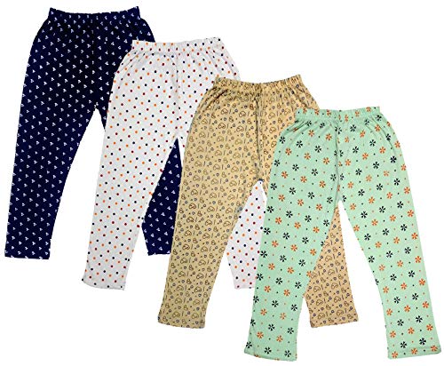 Image of indi weaves Girls Super Soft Cotton Solid Capri Pants Pack of 2