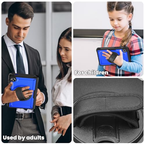 Coque Galaxy Tab A9 antichoc avec béquille rotative 360 - 5