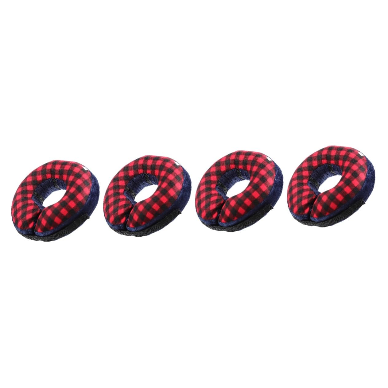 Didiseaon 4pezzi Collare Gonfiabile Per Fido Comfort e Protezione Post-intervento Design Forma Di Donut Per Evitare Leccate e Morsi Per Cani e Gatti Per Bagni e Toelettature