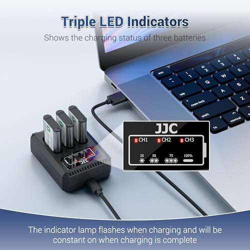 Image of Sony NP-BX1 Triple Battery Charger Compatible with Sony ZV-1 RX100 VII RX100 VI RX100V RX100 IV RX100 III RX100 II HX90 HX90V HX99 HX95 HX80 Built-in USB Cable + 16 Inch Extension Cable