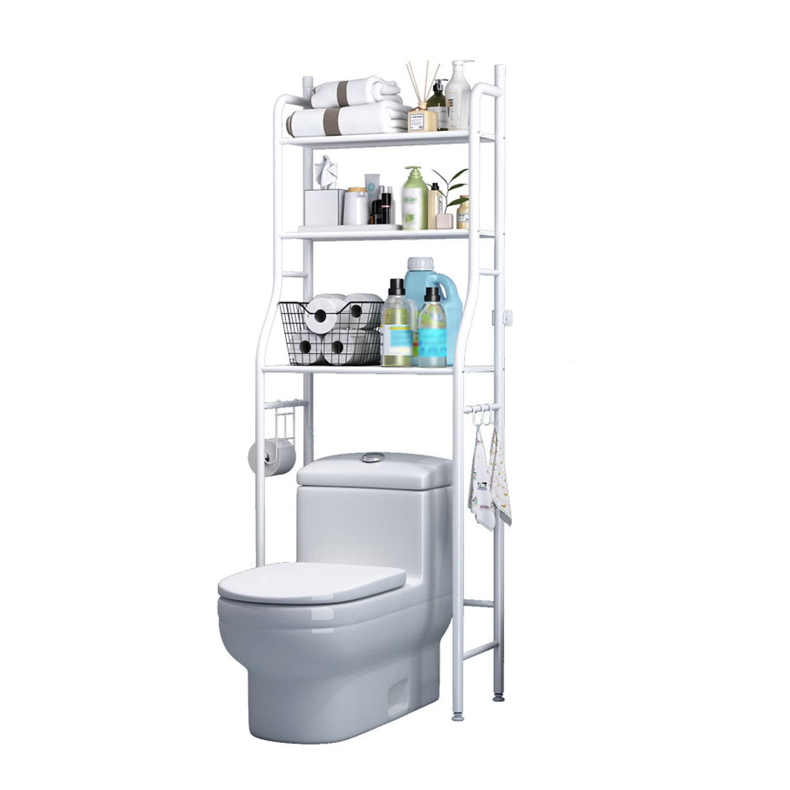 Étagère de toilette 3 niveaux afin de créer un espace buanderie moderne et ordonné