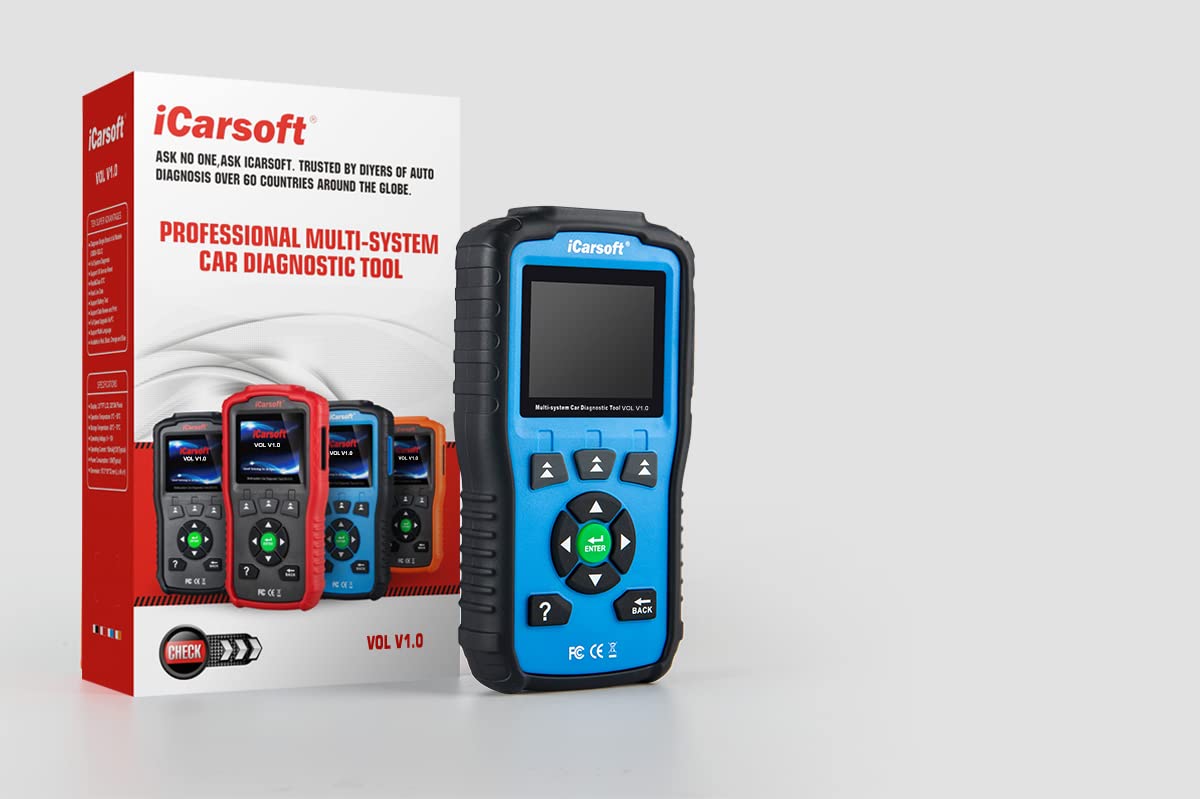 iCarsoft i906 - Escáner multisistemas para diagnóstico de Volvo/Saab OBD