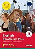 sprachkurs englisch berlin  Hueber Sprachkurs Plus Englisch: Für Anfänger und Wiedereinsteiger / Buch mit MP3-CD, Online-Übungen, App und Videos