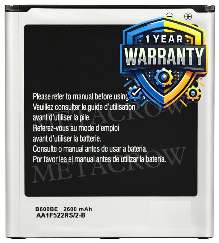Image of Original B600BC Battery Compatible for Samsung Galaxy S4 - (2600mAh) - 1 Year Warranty JK1