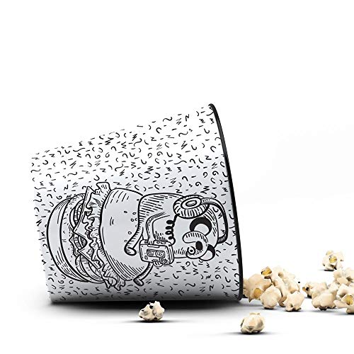 Balde de Pipoca 3.5 Litros Cn Off - Jake the Dog, Branco, Beek Geek's Stuff