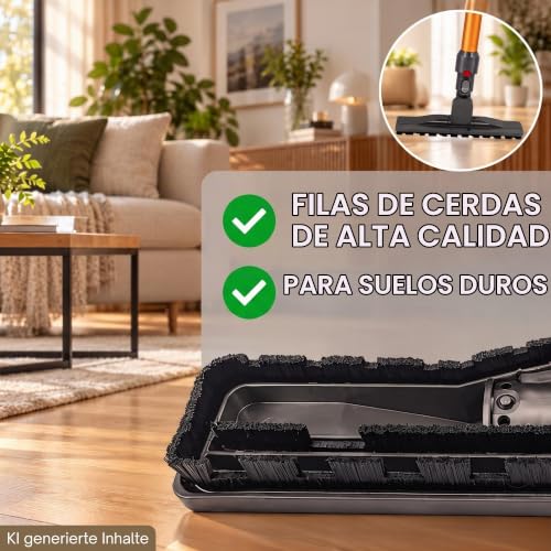 Miniatura 4 de Maxorado Boquilla De Parquet Para V7 V8 V10 V11 V15 Gen5 Cepillo Para Suelos Duros Cepillo De Parquet Boquilla De Suelo Compatible Con Aspiradora Dyson 920018-04 968235-01