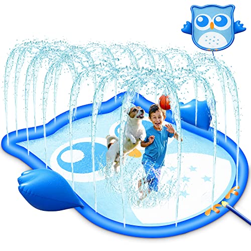 Tappetino-Gioco-dAcqua-per-Bambini-177cm-Tappetino-Spruzzi-Tappeto-da-Gioco-Splash-Pad-Giocattoli-a-Spruzzo-dAcqua-Tappetino-Spruzziper-Irrigatore-da-Aggiornati-per-Giardino-Estivo