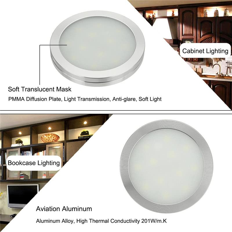 1 sztuk 12V oświetlenie wnętrza RV łódź przyczepa kempingowa światła punktowe LED 12LED przyczepy Camping Van Camper,Element kampera(3000K Warm White)