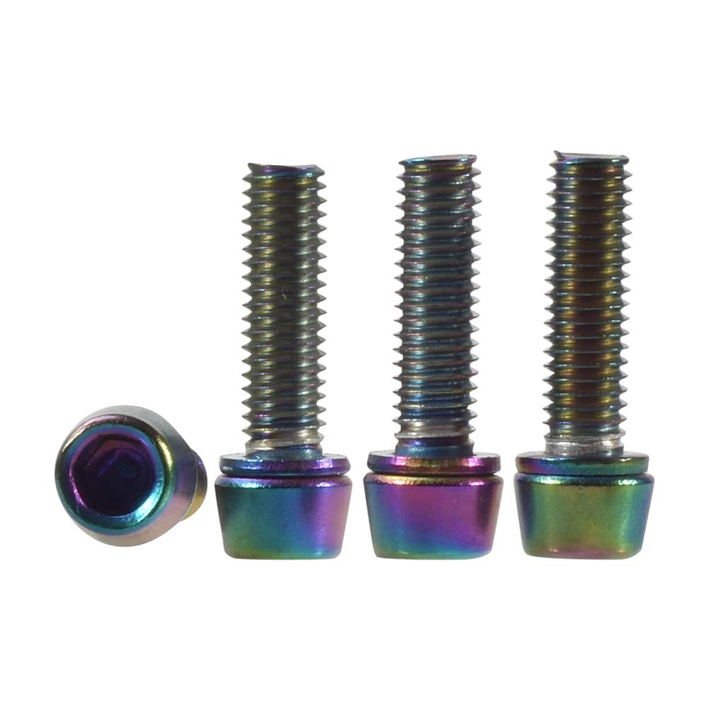 Amazon.co.jp: k-outdoor ステム用 M6×18mm チタン ボルト ワッシャー 