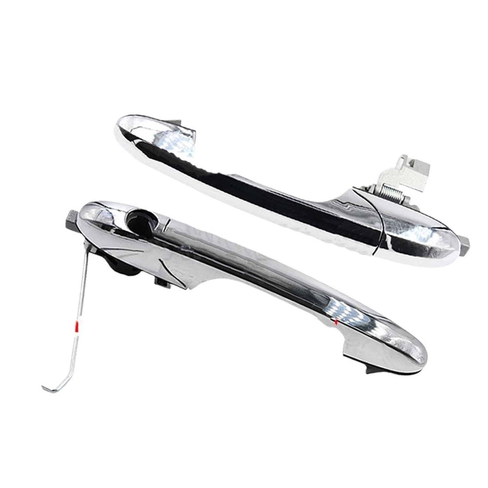 Hguvsjd Rhd Left And Right Car Exterior Door Handles For Fiat 500 2007-2020 Outer Door Handle With Chrome Lhd 735592014 735592024 Rhd 735592026 735592012(Rhd Left And Right)