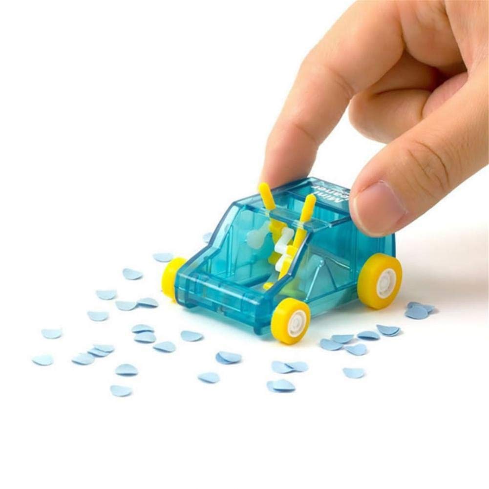 Ubervia Handheld Vacuums - 1pc Mini Car Table Dust Cleaning Trolley Keyboard Desktop Dust Cleaner Confetti Pencil Eraser Dust Sweeper Random Color-image-24