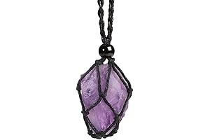 Anjiucc Real Amethyst Necklace