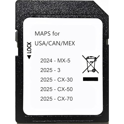 2025 Navigation SD Card,Compatible with 2024 - MX-5,2025-3,2025 - CX-30,2025 - CX-50,2025 - CX-70USA/CAN/MEX