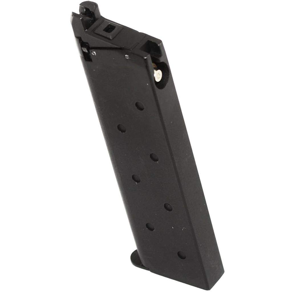 Airsoft Softair Parts 25rd Gas Mag Magazin Für M1911 Serie GBB Pistole Schwarz