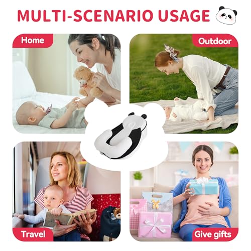 XFaa Rootling Baby Feeding Pillow, Anti Overflow Feeding Pillow for Reducing Spit-Up, Safety Nursing Pillow, Baby Lounger Reflux Wedge Breastfeeding, Removable top and Bottom by XFaa - Image 8