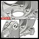 Achsschenkel Vorne Links für A3 8P Leon 1P1 Alhambra 710 CC Passat 365 357 3C5 Sharan 7N 2005-2019 3C0407257F