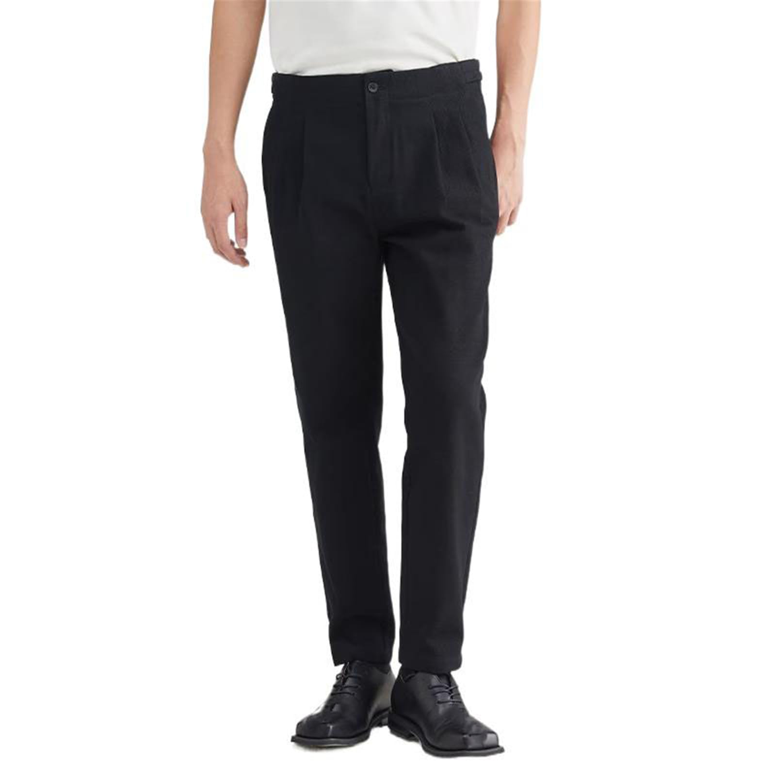 Mens Suit Pants Summer Slim Fit Straight Leg Loose Business Casual Office Trousers for Men