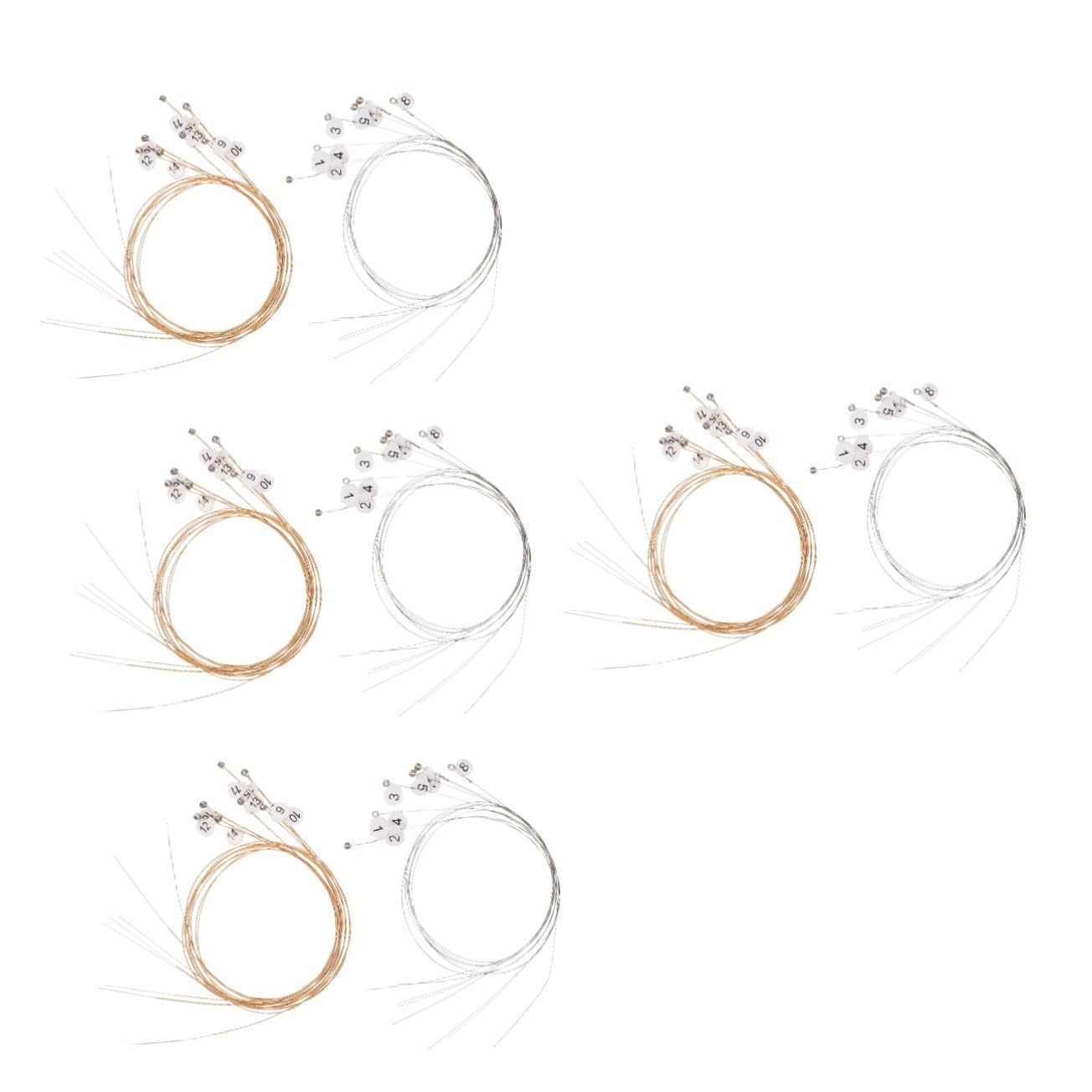 ifundom 4sets Lyre Accessories Full Set Lyre Strings Quick Tuning Longevity 16pcs*4