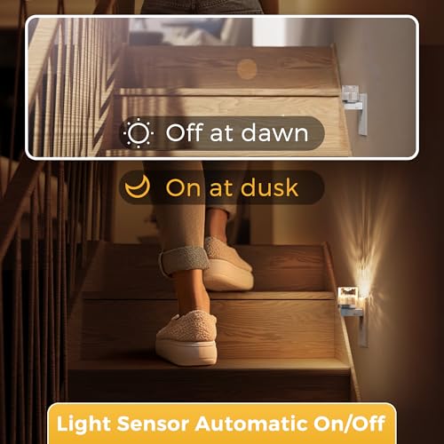 Image of L LOHAS Night Lights Plug into Wall, 3000K /4000k /5000KColor Changing Night Light, 3CCT Color Temperature Night Light, Dusk to Dawn Sensor for Hallway, Bathroom