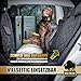 BigDean Robuste universelle Hundedecke Auto Rückbank Autoschondecke Hund Rücksitz schmutz- & wasserabweisend – universelle Passform & teilbar - Schmutzmatte Rückbank Hunde Autodecke