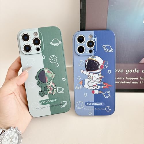 Coque iPhone 8 Plus mignonne astronaute spatial protection pour le quotidien - 5