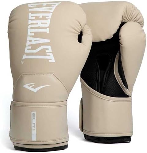 Miniatura 19 de Everlast Elite 2 Guantes de boxeo, guantes de entrenamiento profesional para hombres y mujeres, ajuste seguro, cierre de velcro y ventilación, bolsa