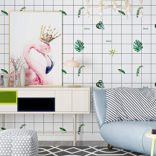 Mullsan Pvc Banana Leaf Peel Stick Wallpaper Waterproof Removable Shelf Drawer Liner Home Decor Paper 17X118 Inch #TOP1