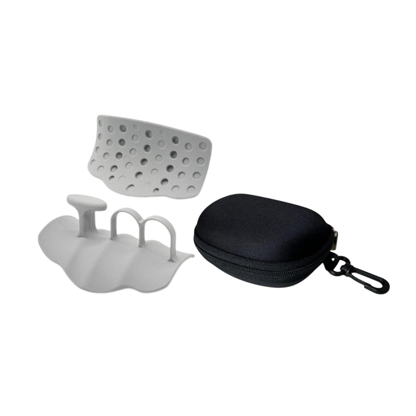 Colaxi 2Pcs Weight Lifting Grips Gym Grips for Men Women Barbell Bar Pads Hand Protection for Powerlifting Bodybuilding Calisthenics, Gray