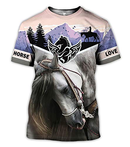 Chiclook Cool Sweatshirt Animal Love Horse Cute Hoodies, Horse tshirt, M Chiclook Cool Sweatshirt Animal Love Horse Cute Hoodies, Horse tshirt, M