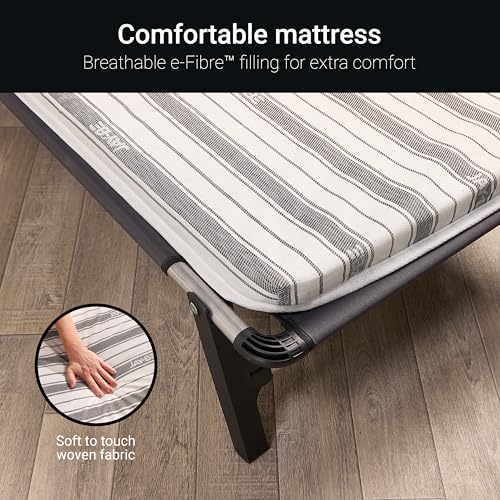 JAY-BE ME70 Mobile Folding Bed With Comfort Mattress, Single - 4