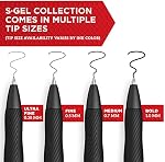 Sharpie S-Gel, Gel Pens, Medium Point (0.7mm), Blue Gel Ink Pens, 4 Count