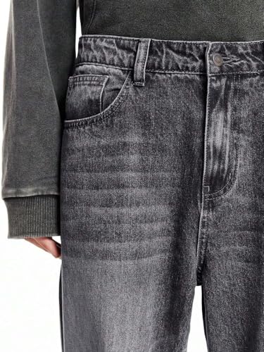 Image of KOTTY Men Jeans || Baggy Fit Jean's for Man || Loose Fit Low Rise Denim || Stretchable Casual Wear Jean,s || Dance Rap Rapping Style Pant for Men || Denim Cotton Jeans