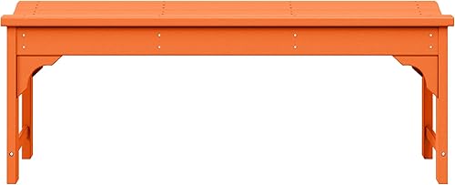 Vista 16 de WestinTrends Malibu - Banco para exteriores, resistente a todo tipo de clima, de madera de polietileno, sin espalda, para patio, jardín, asiento