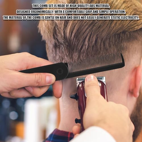 Peine texturizador plegable para cabello rizado, 2 piezas miniatura 4