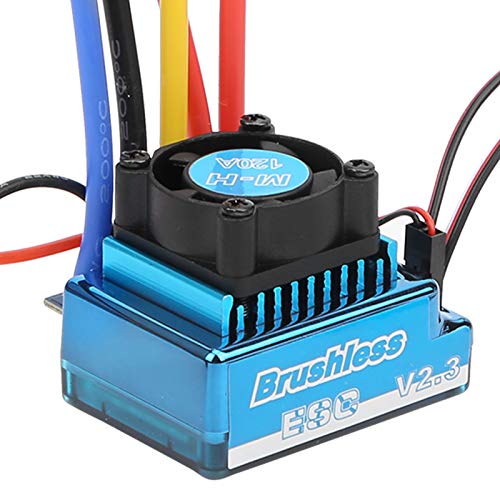 Fuwinkr Brushless Esc Electric Speed Controller Waterproof Dustproof Brushless Esc Electronic Speed Controller For 1/10 Rc Car Model(（60A）) #TOP4