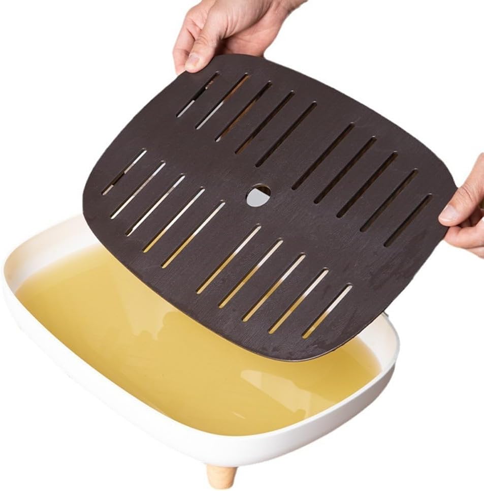 Japanese-Style Tea Tray Home Small Water Storage Table Kung Fu Set Dry Bubble Drain (As Show Fits All)
