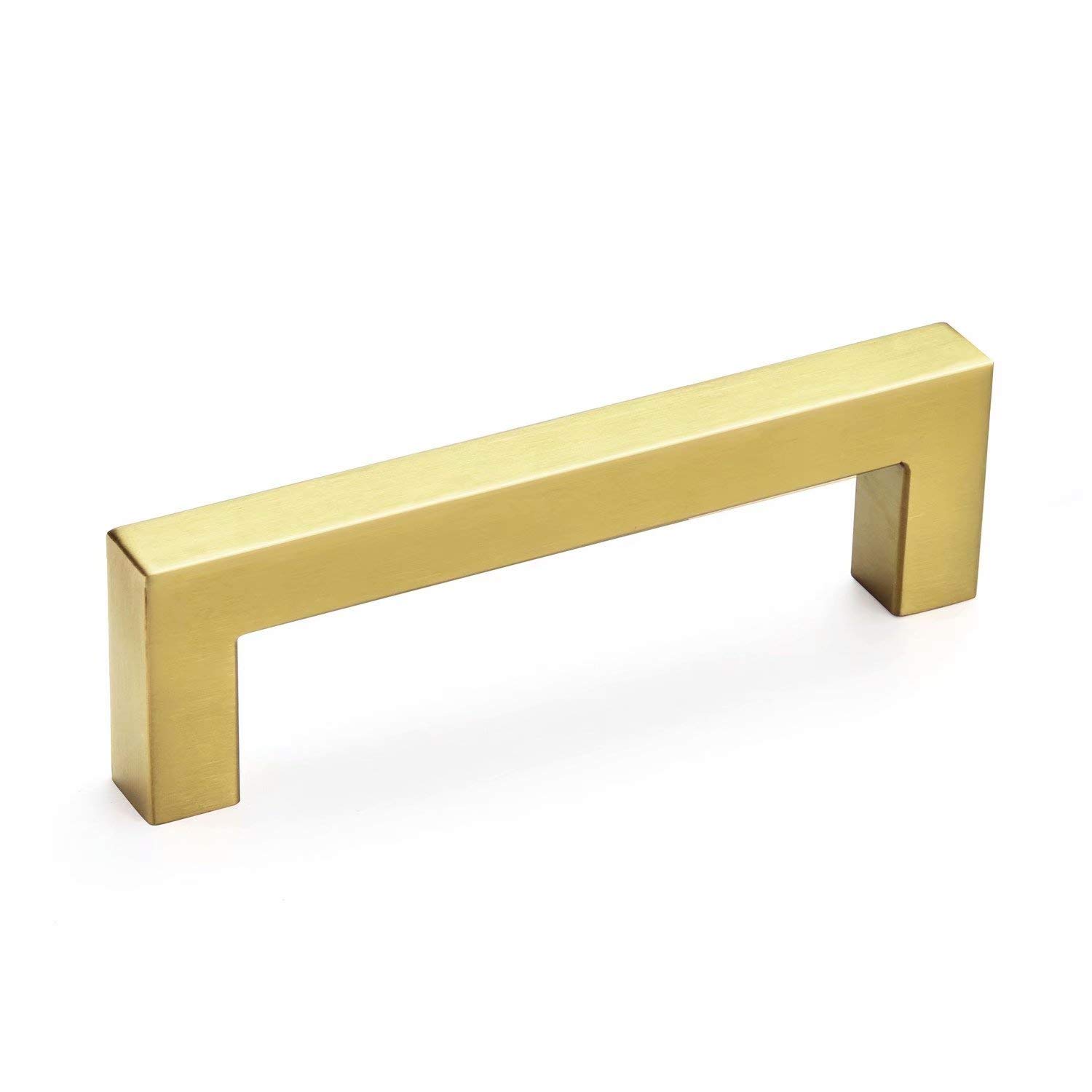 Buy (5 Pack) Kitchen Handles Gold Modern Drawer Pulls Brushed