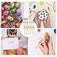 Qianyu 24 Stück Kleine Pinsel Borstenpinsel Set 12,7 cm Malerpinsel Weiche LackPinsel Flachpinsel Holzgriff 1,27 cm Breite Malerwerkzeug für Wände, Ausbesserungsarbeiten, DIY Streichen