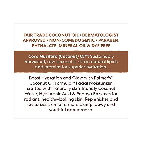 Palmer's Coconut Hydrate Facial Moisturiser (50g) - Image 3