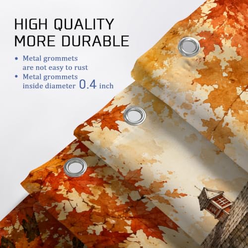 Rideau de douche extra long rustique 183x243 cm lavable avec crochets