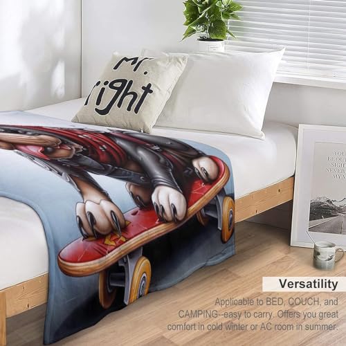Manta de forro polar para sofá y cama con microfibra cálida de 100x130 cm 7