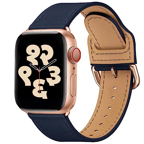 LOVLEOP アップルウォッチ バンド レザー コンパチブル Apple Watch バンド レディース メンズ 本革 42mm 41mm 40mm 38mm 44mm 45mm 46mm 49mm 交換 iWatch Ultra 3 2 Ultra S