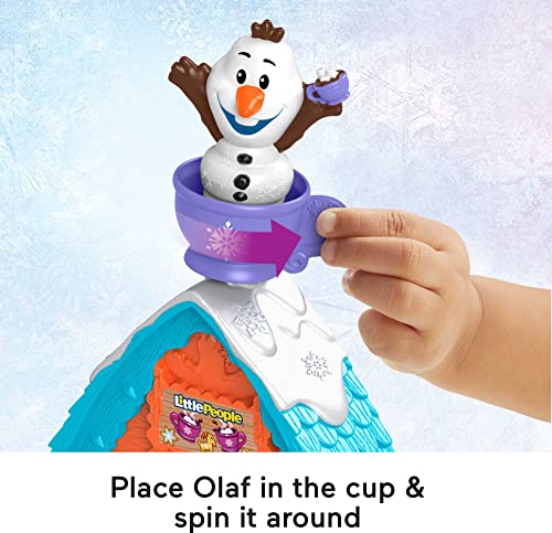 Fisher-Price Disney Frozen Toddler Toys Little People Snowflake Village Playset With Anna Elsa & Olaf Figures For Ages 18+ Months #TOP3