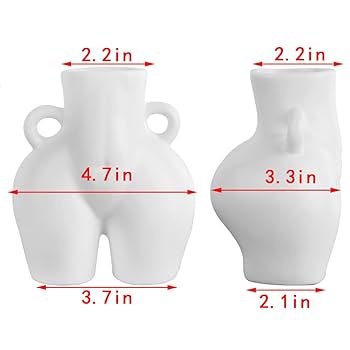 お値下げしました　花瓶 Amazon.co.jp: SANFERGE フラワー用お尻花瓶 アート女性フォーム