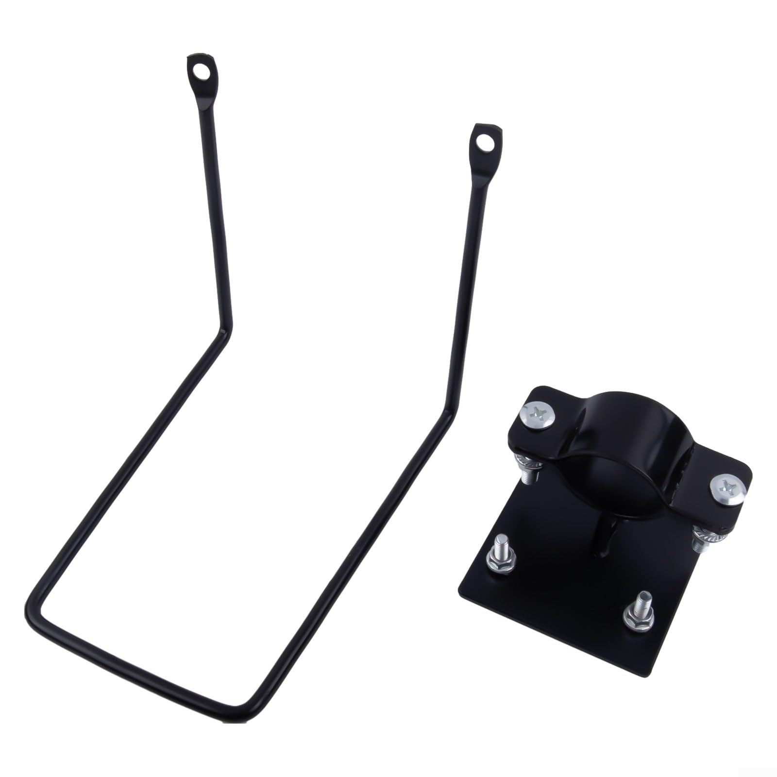 Soporte fijo para cesta de bicicleta, soporte de metal para cesta de bicicleta plegable para bicicletas de carretera y bicicletas de montaña