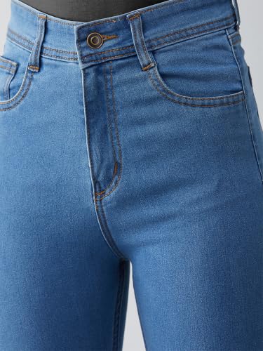Image of Dolce Crudo Distressed High Rise Skinny Jeans for Women